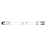 1S series servo motor EXTENSION power cable, 10 m, 400 V: 7.5 kW