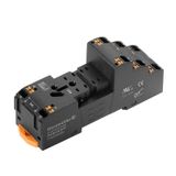 Relay socket, IP20, 2 CO contact , 12 A, PUSH IN