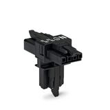 T-distribution connector 4-pole Cod. A black