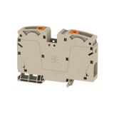 Feed-through terminal block, PUSH IN, 35 mm², 1000 V, 125 A, Number of