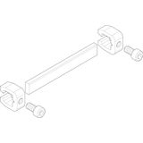 Busb.connect. f.N-cab. 1p 160A 12x5mm