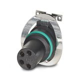 Flush-type connector