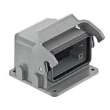 Han drive housing 10B with hinged cover