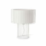 LINDA TABLE LAMP WHITE 1 x E27 100W