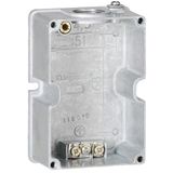 Box Hypra - IP 44 - for surface appliance inlet 3P+E / 3P+N+E - 16 A - metal