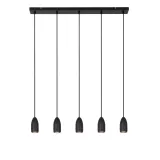 EVORA Pendant light-Black-Ø10-5xGU10-35W-Metal