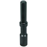 Hammer insert for earth rods D 25mm L 240mm for Atlas Copco width acro