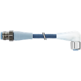 M12 male 0°/M12 fem. 90° A LED F&B Pro TPE-S 5x0.34 bu rob+dragch 1m