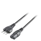 AC IEC cable, Italy Type L and othe...