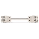pre-assembled connecting cable;Eca;Plug/open-ended;gray