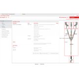 Three-pole earthing and short-circuiting cable 120mm² with crimped cab