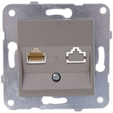 Novella-Trenda Anthracite Numerical Phone Socket (CAT3)