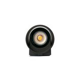 KOV BLACK ROUND WALL L LED 2x6W 3000K 23°/34°