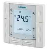 Room thermostat for flush mounting with KNX communication