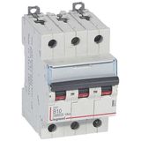 DX³6000 10kA high inlet and low outgoing screw circuit breaker 3P 400V~ - 10A - curve B - 3 modules