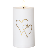 LED Memorial Candle Flamme Heart