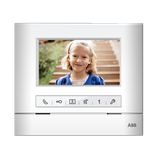 M22342-W-02 Basic 4.3" video hands-free indoor station, with induction loop, special for community,White
