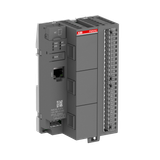 Processor module. Memory 4MB. 12 DI 24 VDC. 6 DO-Relay. 2 DC 24 VDC. Ethernet interface. 3 option slots (PM5052-R-ETH)