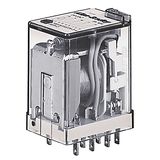 GP Ice Cube Relay,240V 50/60Hz,4 Changeover Contacts(4PDT)7A,Silver Contacts,No Additional Options