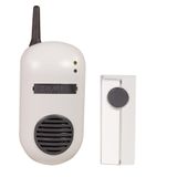 Wireless doorbell with hermetic push button 230V range 100m type: DRS-982K
