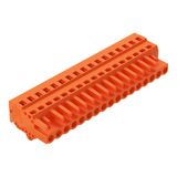 1-conductor female connector CAGE CLAMP® 2.5 mm² orange