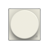 8559 BL Cover plate with rotatory knob for potentiometer - Soft White for Loudness control Turn button White - Sky Niessen