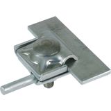 Saddle clamp Al clamping range 0.7-10mm for Rd 8-10mm