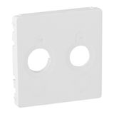 Cover plate Valena Life - TV-R socket - white