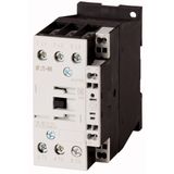 Contactor, 3 pole, 380 V 400 V 7.5 kW, 1 NC, 110 V 50 Hz, 120 V 60 Hz, AC operation, Spring-loaded terminals