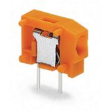 Stackable PCB terminal block 1.5 mm² Pin spacing 3.81 mm orange