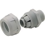 UNIVERSALE-Straight connector PG16 D16 Grey RAL7001