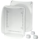 Junction box for indoor installation, grey, IP 66 when used EDK/AKM glands, 295x225x122mm, without terminals (DK 3500 G)