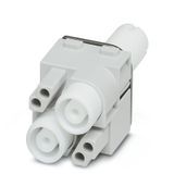 Module insert for industrial connector, Series: ModuPlug, Crimp connec