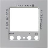 Thermostat time-controlled, with centre plate, S.1/B.x, polar white ma