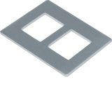 support plate GTVD2/3 2xRJ45 20,1x14,8mm