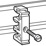 Fixing equipment - on rails EN 60715 - for M5 screw