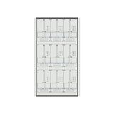 Meter box insert 3-rows, 9 meter boards / 27 Modul heights