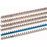 Busbars, 1p, angled grey, 16mm²