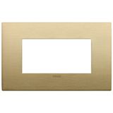 Classic plate 4M metal brushed brass