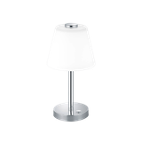 Emerald LED table lamp chrome