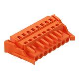 1-conductor female connector CAGE CLAMP® 2.5 mm² orange