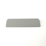 Terminal Block, End Barriers, Spring Clamp Type, Gray