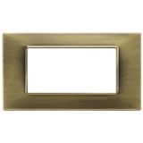 Cover plate 4M metal antique brass