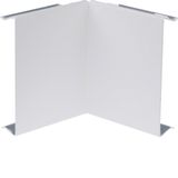 Internal corner lid for wall trunking BRS lid 80mm of sheet steel in p