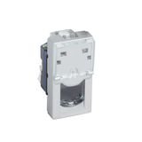 Arteor CAT 6 UTP RJ45 Socket 1 Module Soft Alu