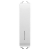 ONE-WAY SWITCH 1P 250V ac - 10AX ILLUMINABLE - WITH DIFFUSER - 1/2 MODULE - GLOSSY WHITE - CHORUSMART