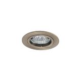 Twistlock GU10 Die-Cast Downlight Antique Brass