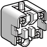 Limit switch contact block, Limit switches XC Standard, XCKZ, 1 C/O snap action, silver plated