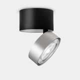 Spotlight Kiva Surface Ø95mm 12W LED warm-white 2700K CRI 90 22.7º PHASE CUT Satin nickel 1172lm