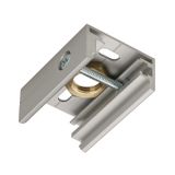 EUTRAC pendant clip for 3-phase track, silvergrey